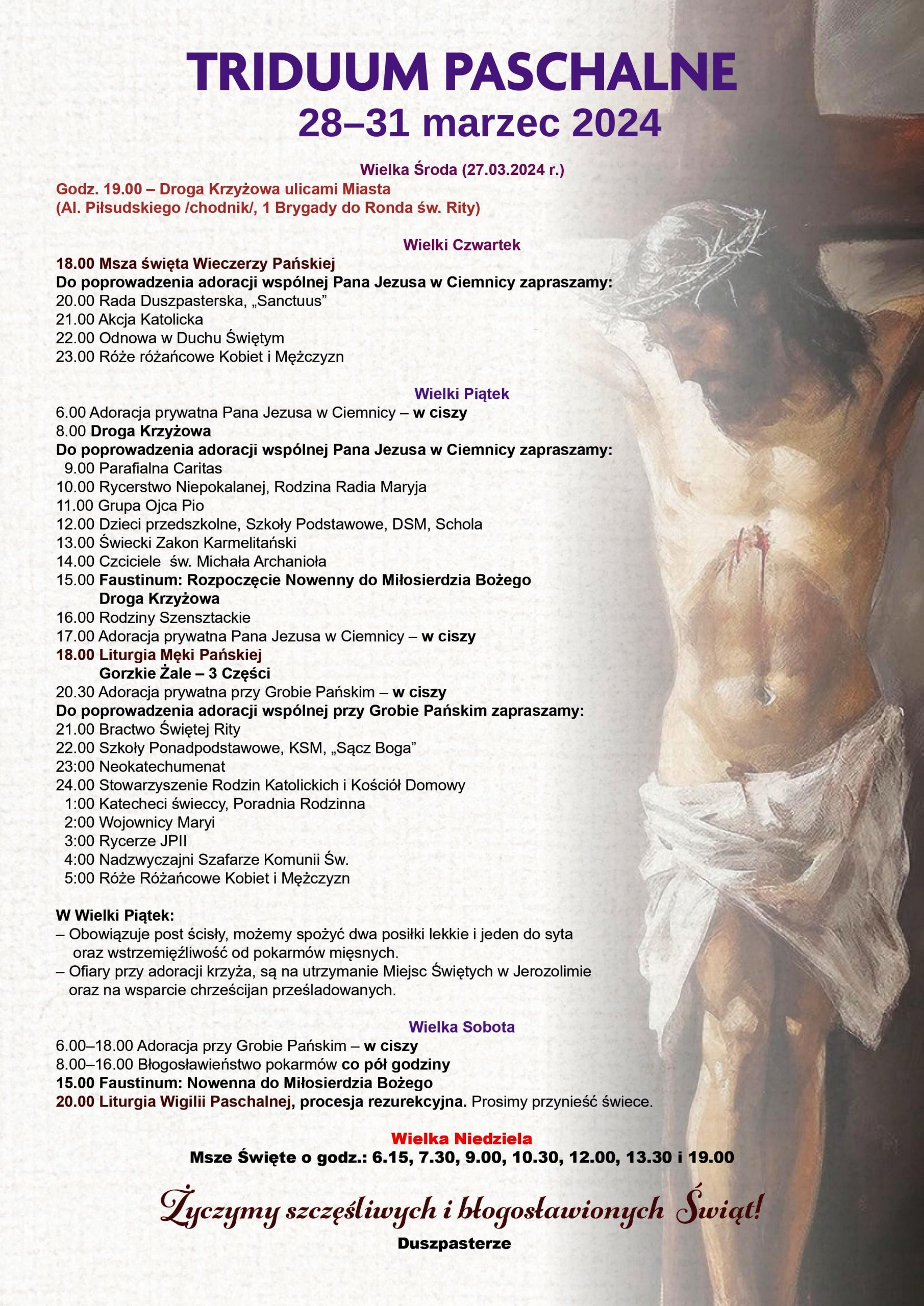 Read more about the article TRIDUUM PASCHALNE